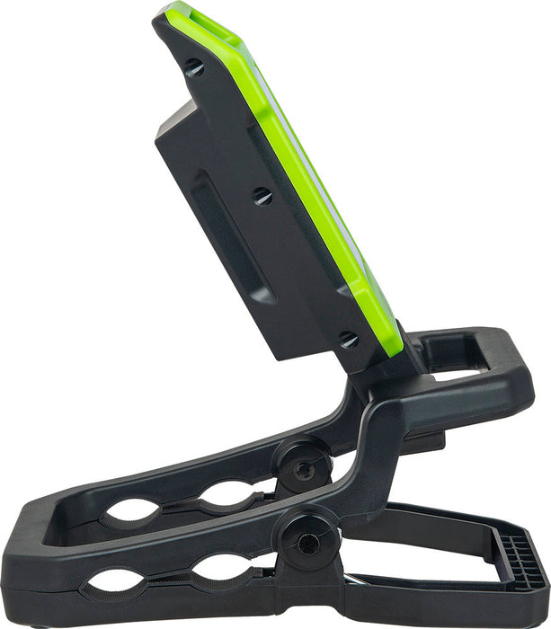 Luceco LILC10G65 Rechargeable Folding Clamp Worklight 1000lm 9W 6500K - USB Charged