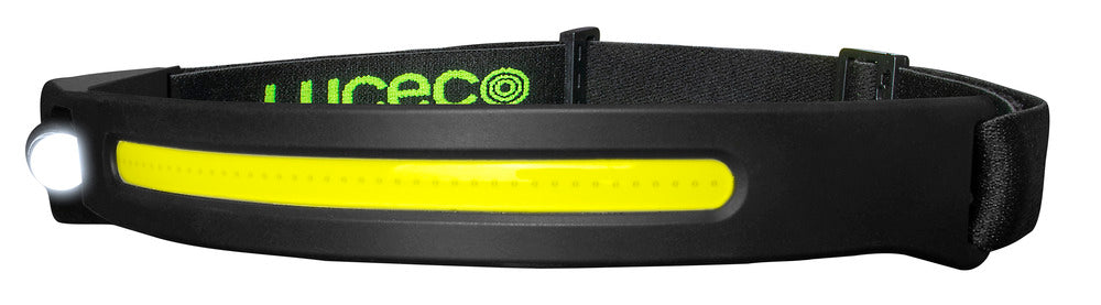 Luceco LILHF35P65 Flexable Headtorch with Motion Sensor 350lm+150lm USB Rechargeable - westbasedirect.com