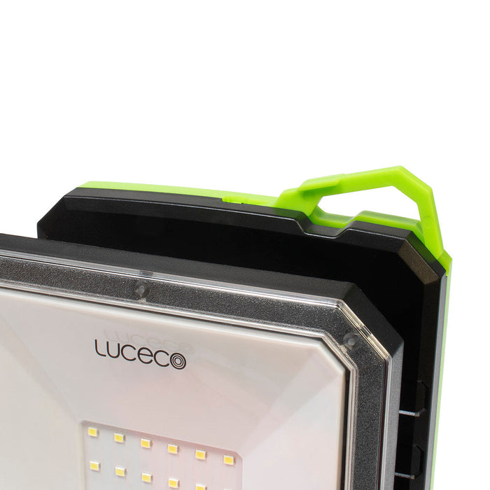 Luceco LILM13G65 Rechargeable Folding Magnetic Worklight 1300lm 10W 6500K with Power Bank - USB-C Charged - westbasedirect.com