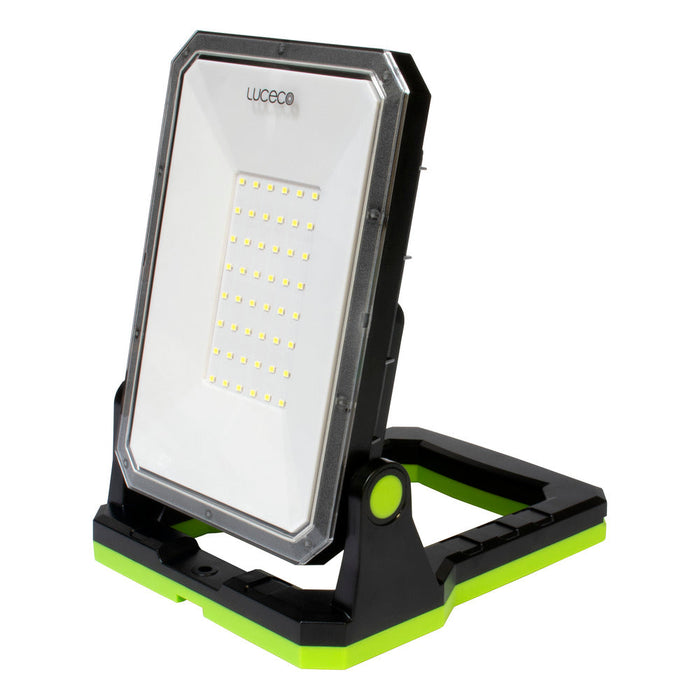 Luceco LILM13G65 Rechargeable Folding Magnetic Worklight 1300lm 10W 6500K with Power Bank - USB-C Charged - westbasedirect.com