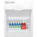 LIVE Electrical LSMC08SRN/100 8 Way Metal Populated SRN Consumer Unit with 100A Main Switch, 20/40kA SPD & 5 RNC DP RCBOs - westbasedirect.com