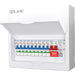 LIVE Electrical LSMC12SRN/100 12 Way Metal Populated SRN Consumer Unit with 100A Main Switch, 20/40kA SPD & 9 RNC DP RCBOs - westbasedirect.com