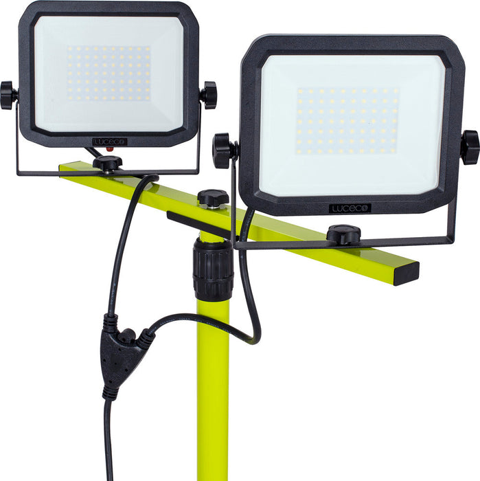Luceco LSWT250G350 Castra Tripod Black/Green Tripod 11000lm 100W Standard