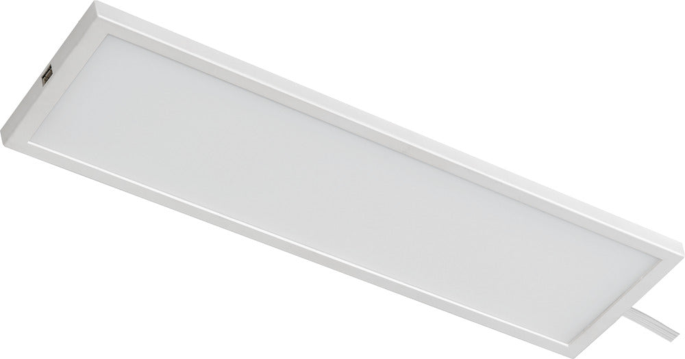 Luceco LUCP50WH30 8W 500lm 300x100mm Under Cabinet Slimline Panel Extension Kit Sensor Dimmable 3000K