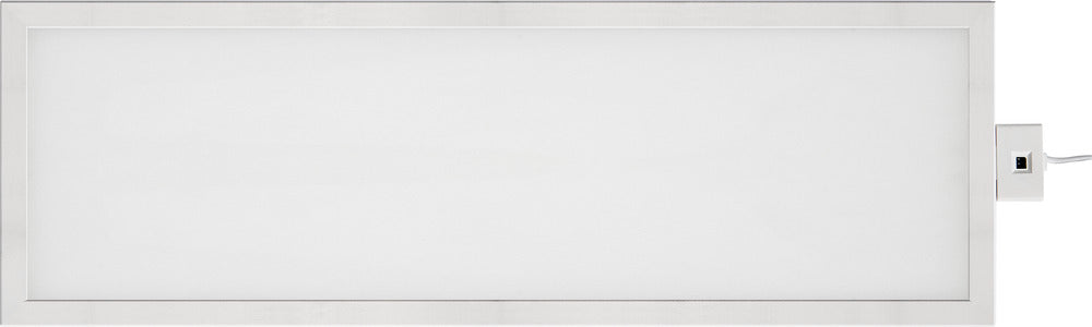 Luceco LUCP50WH30P 8W 500lm 300x100mm Under Cabinet Slimline Panel Starter Pack Sensor Dimmable 3000K UK Plug