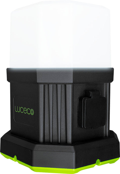 Luceco LWHOA70G65UK Herculous Open Area Worklight 7150lm 66W 6500K 1xUK Socket 3m Cable + UK Plug - westbasedirect.com