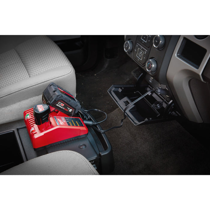 Milwaukee M12-18AC In Car Charger for 12V & 18V Batteries