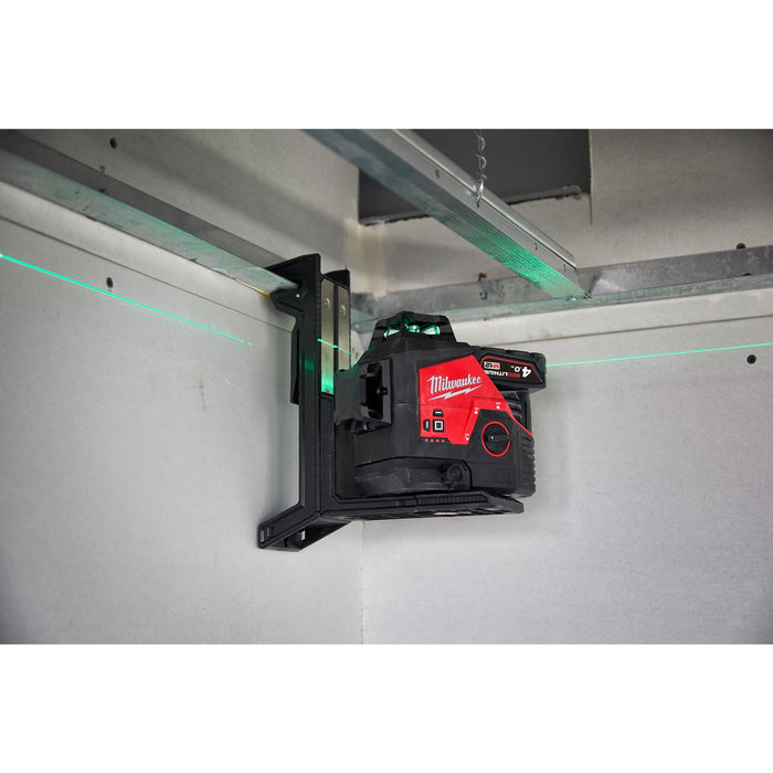 Milwaukee M123PL-0C 12V Green 360° 3 Plane Laser with Case - Bare Unit - westbasedirect.com