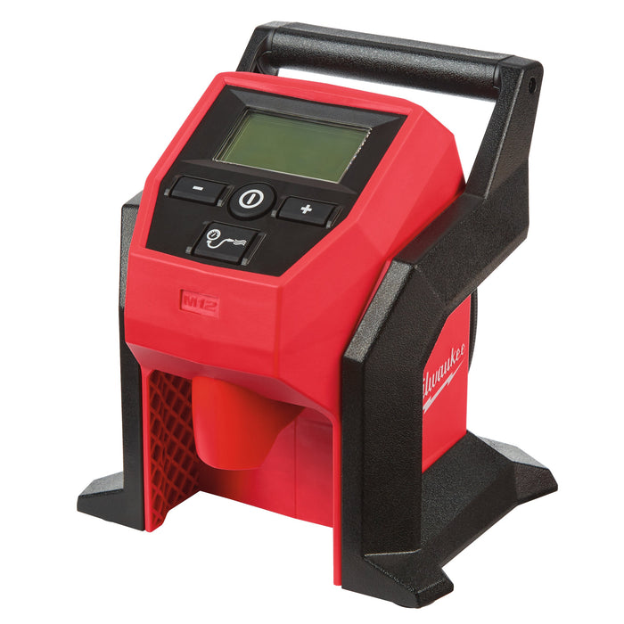 Milwaukee M12BI-0 12V Compact Inflator - Bare Unit - westbasedirect.com