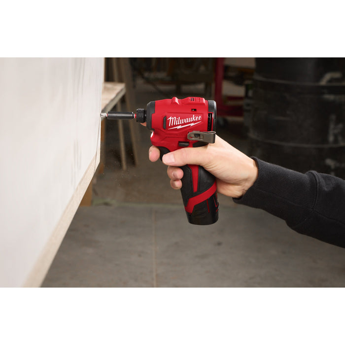 Milwaukee M12BLIDRC-0 12V FUEL Brushless Compact 1/4" Impact Driver - Bare Unit - westbasedirect.com