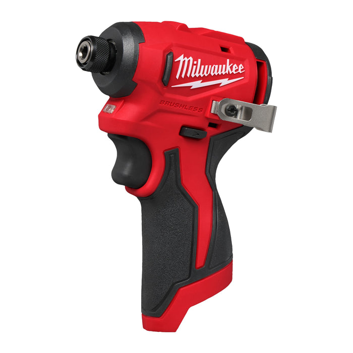 Milwaukee M12BLIDRC-0 12V FUEL Brushless Compact 1/4" Impact Driver - Bare Unit - westbasedirect.com