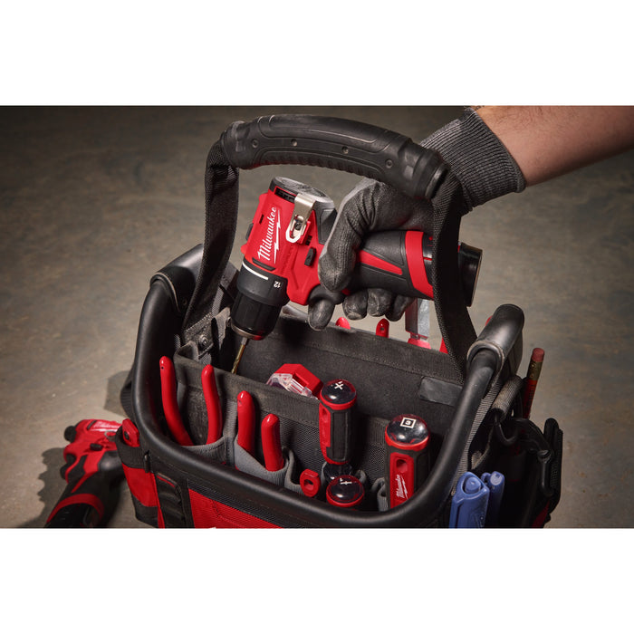 Milwaukee M12BLPDRC-202C 12V FUEL Brushless Compact Percussion Drill, 2x 2.0Ah Batteries, Charger & Case - westbasedirect.com