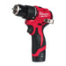 Milwaukee M12BLPDRC-202C 12V FUEL Brushless Compact Percussion Drill, 2x 2.0Ah Batteries, Charger & Case - westbasedirect.com