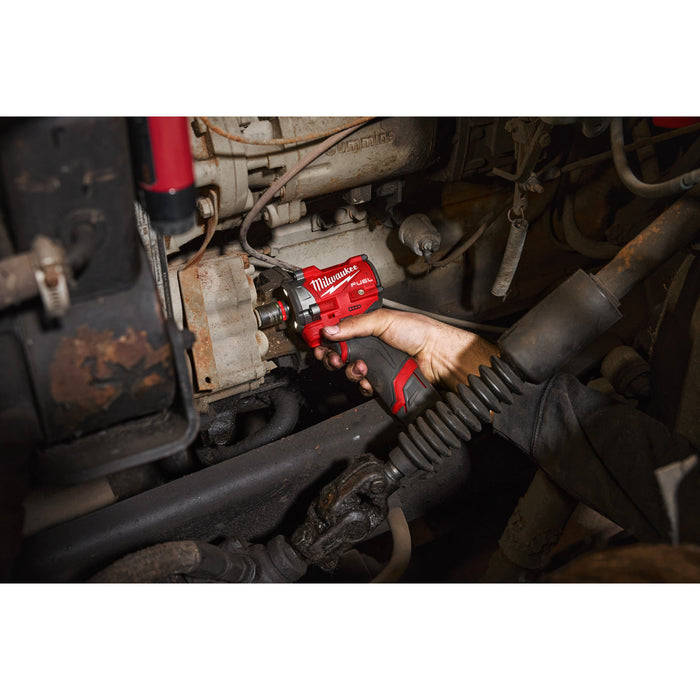 Milwaukee M12FCIWF38G3-0 12V FUEL Brushless 3/8'' Impact Wrench with Friction Ring - Bare Unit - westbasedirect.com