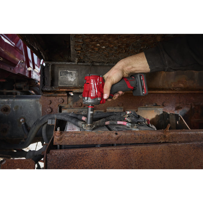 Milwaukee M12FCIWF38G3-0 12V FUEL Brushless 3/8'' Impact Wrench with Friction Ring - Bare Unit - westbasedirect.com