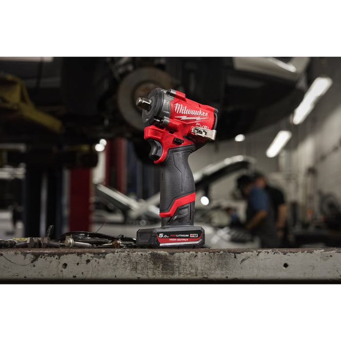 Milwaukee M12FCIWF38G3-0 12V FUEL Brushless 3/8'' Impact Wrench with Friction Ring - Bare Unit - westbasedirect.com