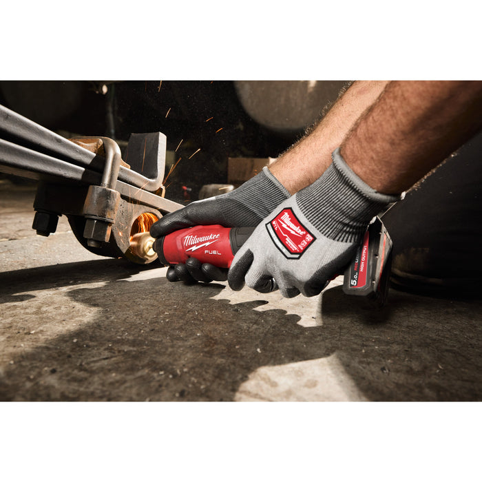 Milwaukee M12FDGS2-522B 12V FUEL Brushless Straight Die Grinder, 1x 5.0Ah Battery, 1x 2.0Ah Battery, Charger & Tool Bag