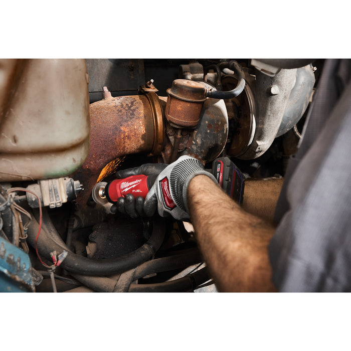 Milwaukee M12FDGS2-522B 12V FUEL Brushless Straight Die Grinder, 1x 5.0Ah Battery, 1x 2.0Ah Battery, Charger & Tool Bag