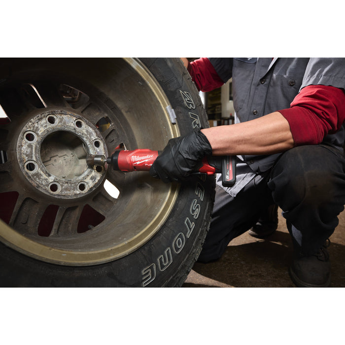 Milwaukee M12FDGS2-522B 12V FUEL Brushless Straight Die Grinder, 1x 5.0Ah Battery, 1x 2.0Ah Battery, Charger & Tool Bag