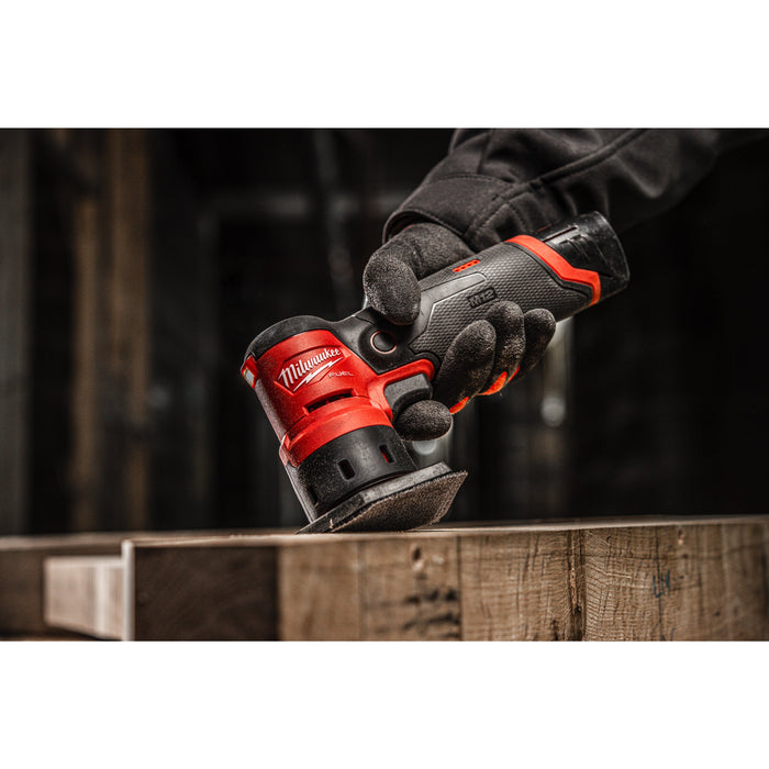 Milwaukee M12FDSS-0B 12V Fuel Brushless Spot Sander with Tool Bag - Bare Unit - westbasedirect.com