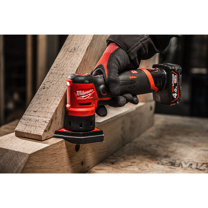 Milwaukee M12FDSS-0B 12V Fuel Brushless Spot Sander with Tool Bag - Bare Unit - westbasedirect.com
