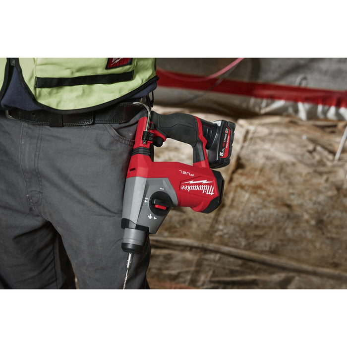 Milwaukee M12FHAC16-0 12V FUEL Brushless 16mm Compact SDS+ Drill - Bare Unit - westbasedirect.com