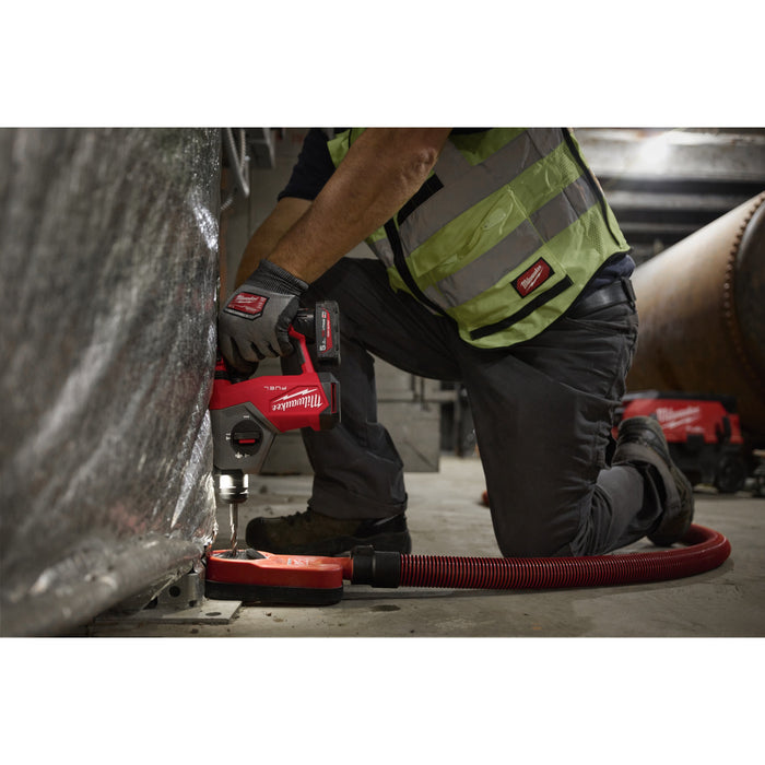 Milwaukee M12FHAC16-502X 12V FUEL Brushless 16mm Compact SDS+ Drill, 2x 5.0Ah Batteries, Charger & Case - westbasedirect.com