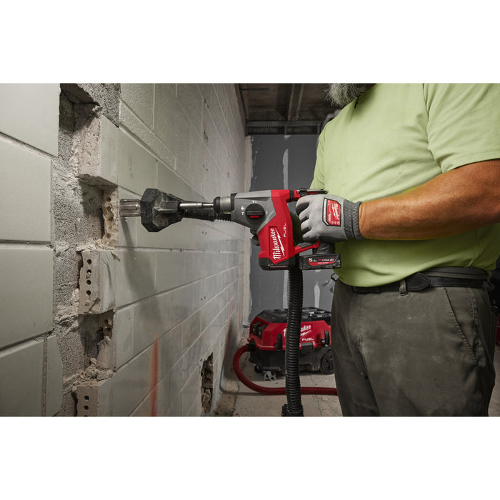 Milwaukee M12FHAC16-502X 12V FUEL Brushless 16mm Compact SDS+ Drill, 2x 5.0Ah Batteries, Charger & Case - westbasedirect.com