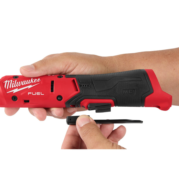Milwaukee M12FIR14G2-0 12V FUEL Brushless 1/4" Ratchet - Bare Unit