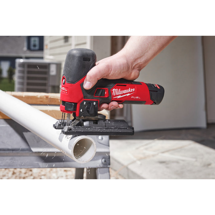 Milwaukee M12FJS-0 12V FUEL Cordless Body Grip Jigsaw - Bare Unit