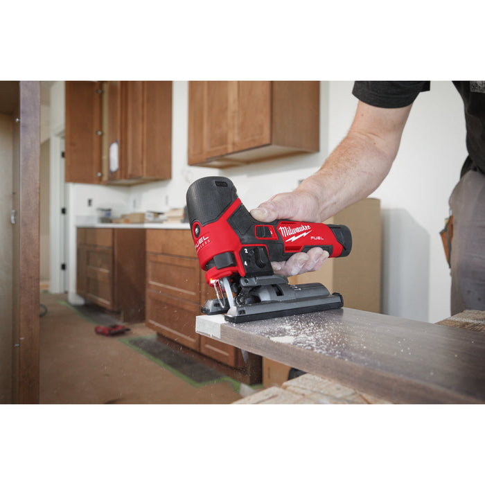 Milwaukee M12FJS-0 12V FUEL Cordless Body Grip Jigsaw - Bare Unit
