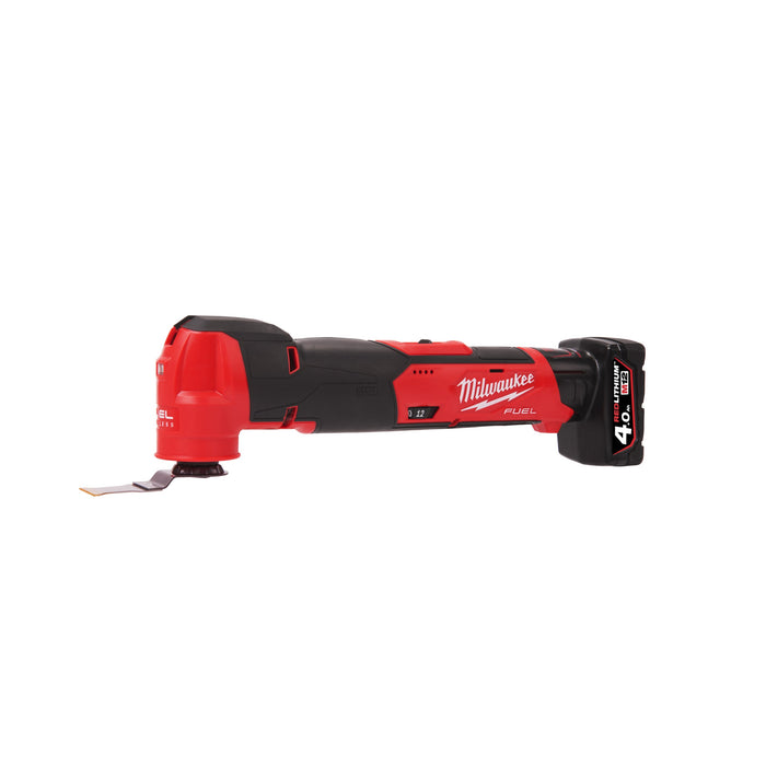Milwaukee M12FMT-422X 12V FUEL Multi Tool with 1x 4.0Ah Battery, 1x 2.0Ah Battery, Charger & Case - westbasedirect.com
