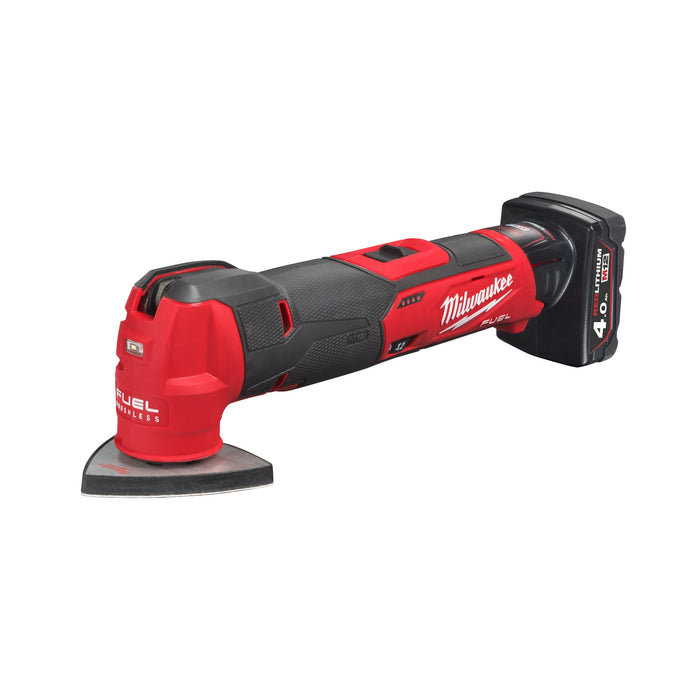 Milwaukee M12FMT-422X 12V FUEL Multi Tool with 1x 4.0Ah Battery, 1x 2.0Ah Battery, Charger & Case - westbasedirect.com