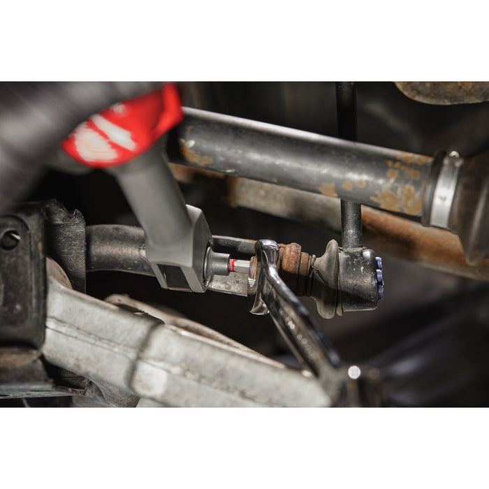 Milwaukee M12FPTR-202X 12V FUEL INSIDER Pass-Through Ratchet, 1x 2.0Ah Battery, Charger & Case - westbasedirect.com