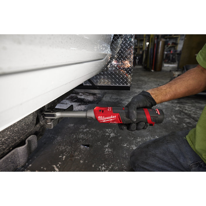 Milwaukee M12FPTR-202X 12V FUEL INSIDER Pass-Through Ratchet, 1x 2.0Ah Battery, Charger & Case - westbasedirect.com