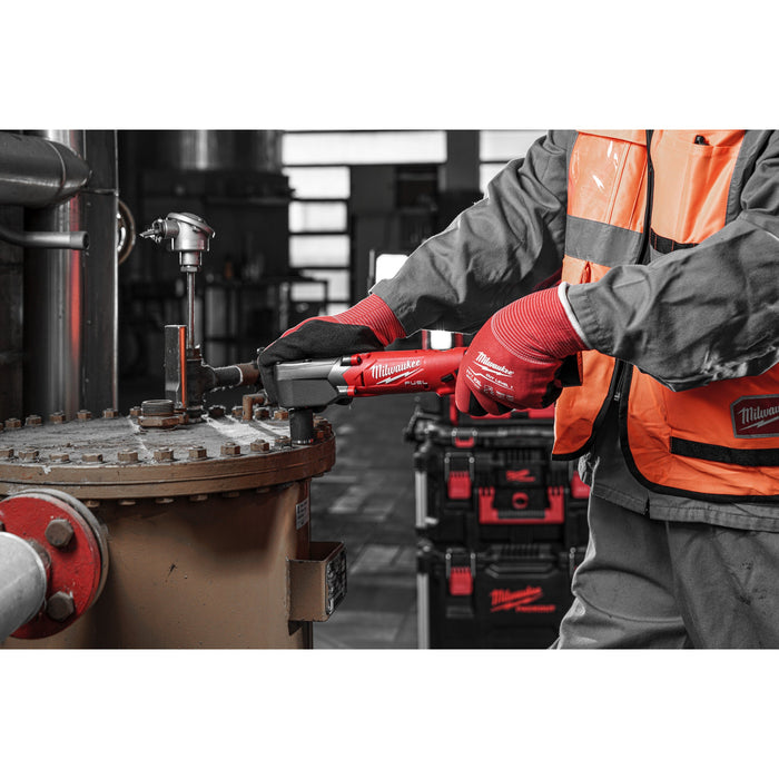 Milwaukee M12FRAIWF12-622X 12V FUEL Right Angle 1/2" Impact Wrench with Friction Ring, 1x 6.0Ah Battery, 1x 2.0Ah Battery, Charger & Case - westbasedirect.com