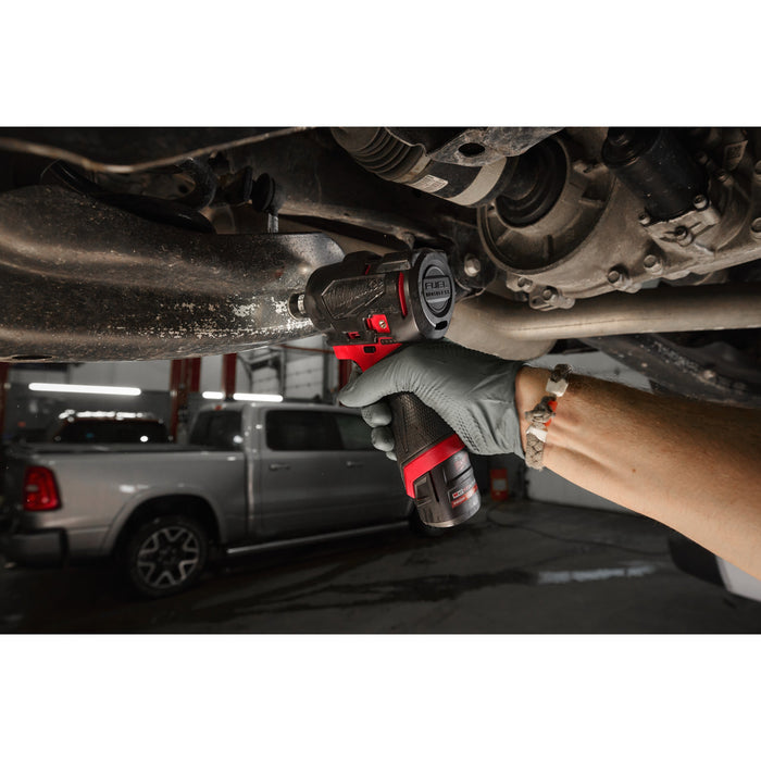 Milwaukee M12FSCIWF38-252X 12V FUEL 3/8'' Sub-Compact Impact Wrench with Friction Ring, 2x 2.5Ah Batteries, Charger & Case - westbasedirect.com