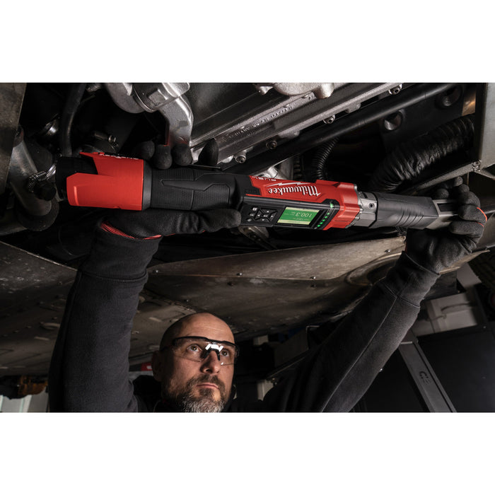 Milwaukee M12ONEFTR38-201C 12V FUEL ONE-KEY 3/8" Digital Torque Wrench, 1x 2.0Ah Battery, Charger & Case - westbasedirect.com