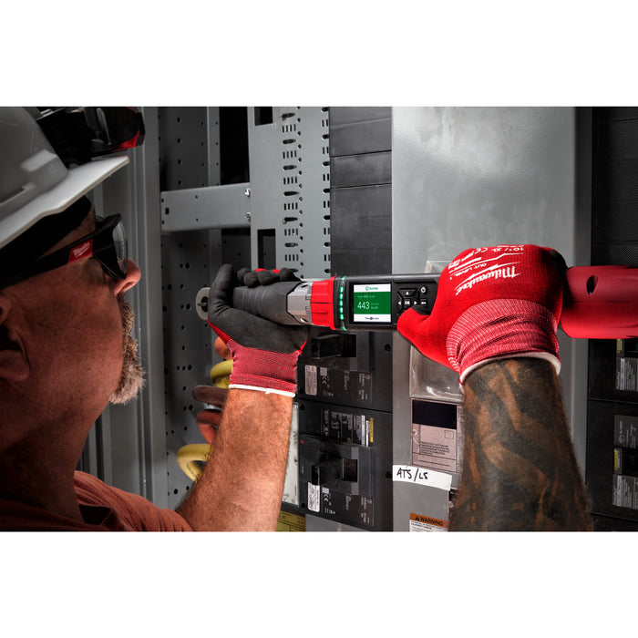 Milwaukee M12ONEFTR38-201C 12V FUEL ONE-KEY 3/8" Digital Torque Wrench, 1x 2.0Ah Battery, Charger & Case - westbasedirect.com