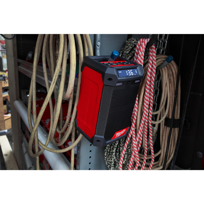 Milwaukee M12RCDAB+0 12V Radio Charger with Bluetooth & DAB+ - Bare Unit - westbasedirect.com