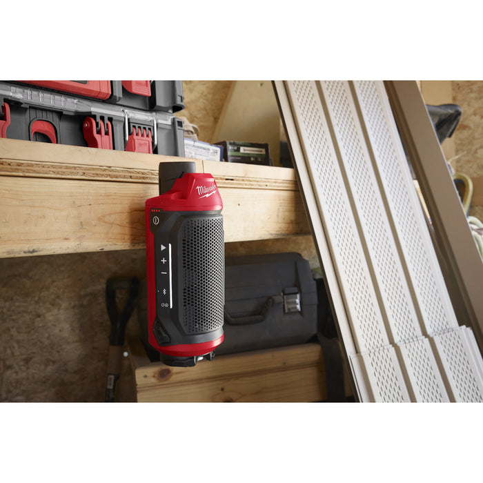 Milwaukee M12SPEJSG2-0 12V Bluetooth Jobsite Speaker - Bare Unit - westbasedirect.com