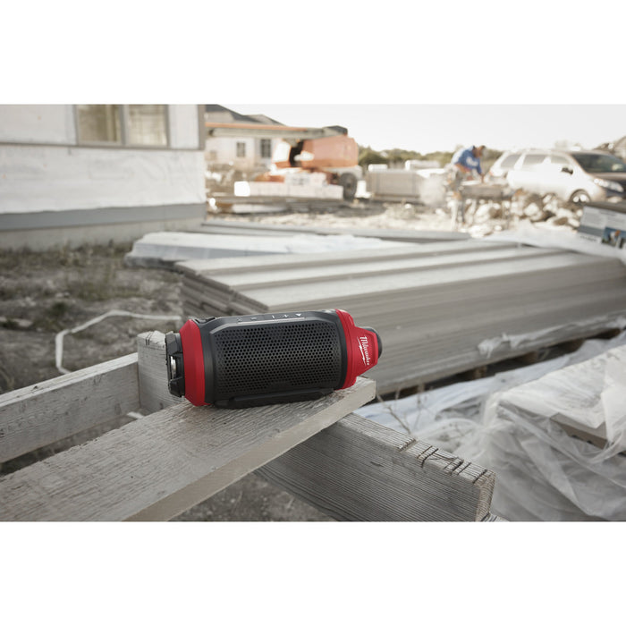 Milwaukee M12SPEJSG2-0 12V Bluetooth Jobsite Speaker - Bare Unit - westbasedirect.com