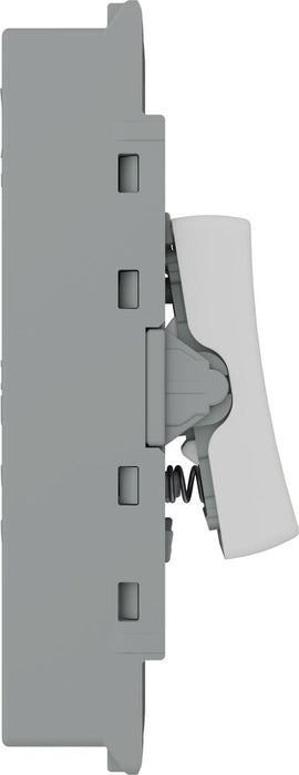 BG GridLite M142 20A 2-Way Retractive Switch Module - White