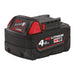 Milwaukee M18B4 18V REDLITHIUM 4.0Ah Li-Ion Battery - westbasedirect.com