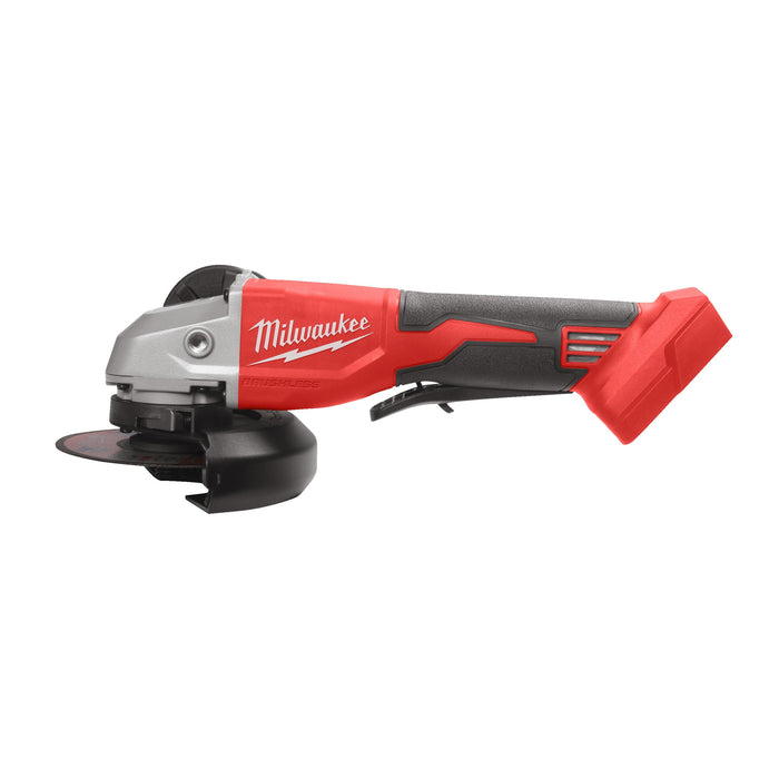 Milwaukee M18BLSAG115XPD-0 18V Cordless 115mm Small Angle Grinder with Paddle Switch - Bare Unit - westbasedirect.com