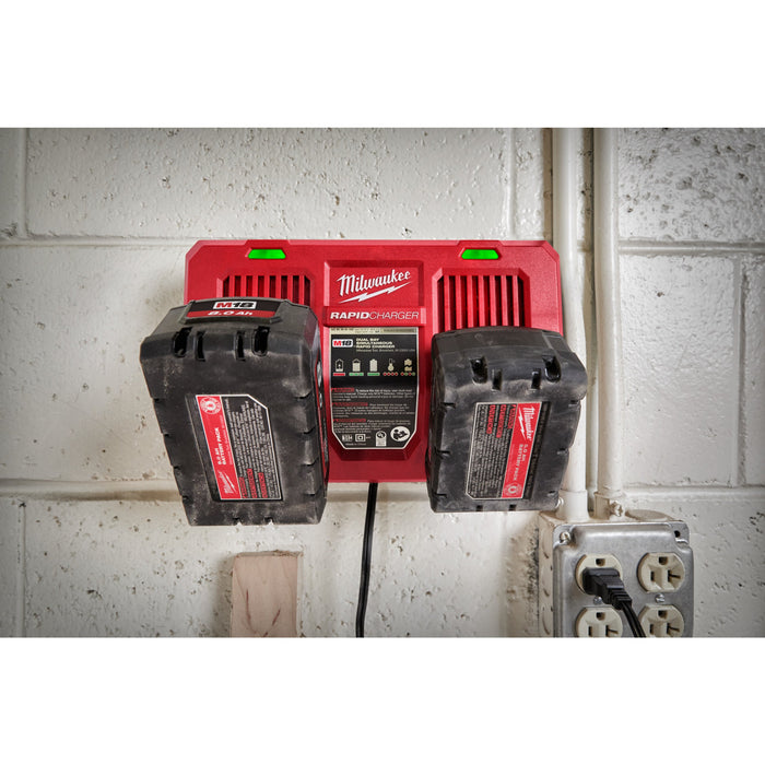 Milwaukee M18 DFC 18V Dual Bay Rapid Charger