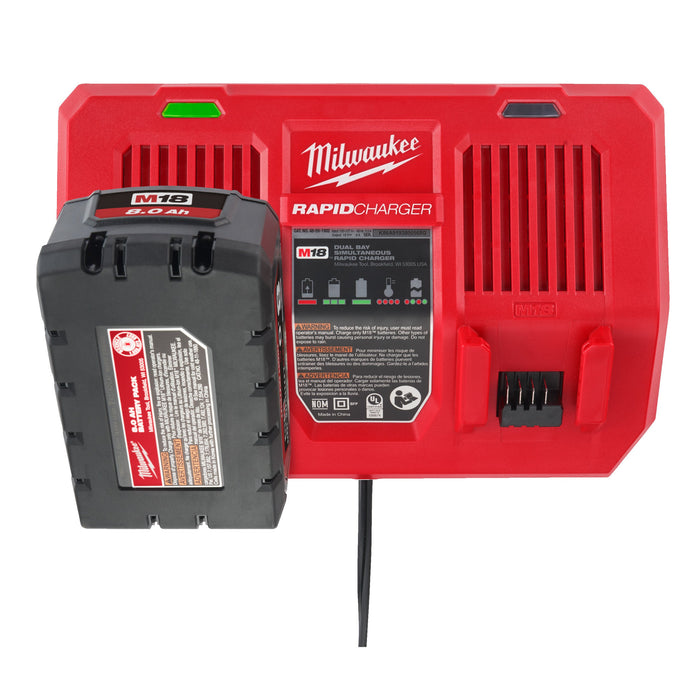 Milwaukee M18 DFC 18V Dual Bay Rapid Charger