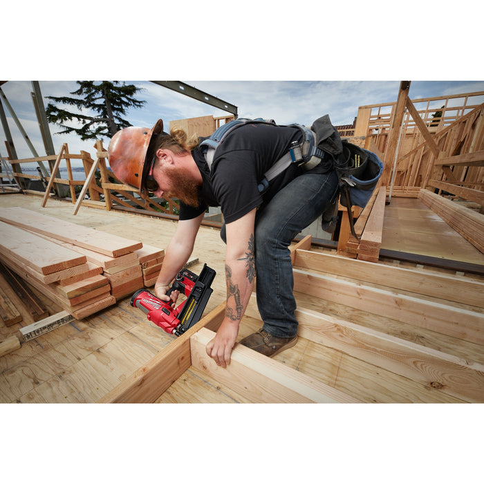 Milwaukee M18FFN21-0C 18V FUEL Brushless 21 Degree Framing Nailer with Case - Bare Unit