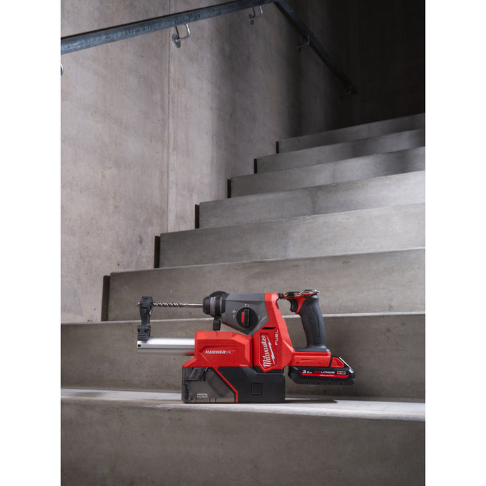 Milwaukee M18FHAC16-0+M18B5 Kit - 18V FUEL Brushless 16mm Compact SDS+ Rotary Hammer Drill + M18B5 5.0Ah Li-ion Battery
