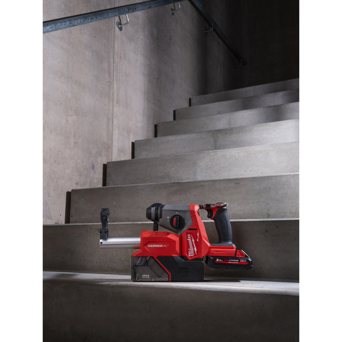 Milwaukee M18FHAC16-0+M18B5 Kit - 18V FUEL Brushless 16mm Compact SDS+ Rotary Hammer Drill + M18B5 5.0Ah Li-ion Battery